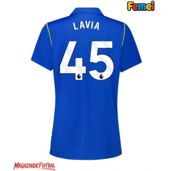 Chelsea Romeo Lavia #45 Tricou Fotbal Replică 2026-27 Femei Acasa